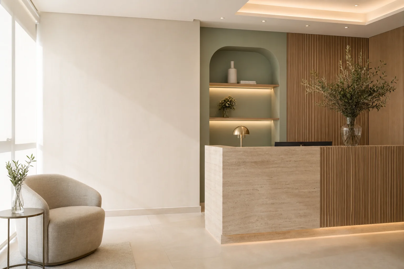 Recepção premium Essenza Clinic